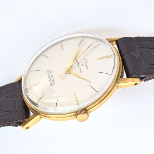 675 - A STOWA AUTOMATIC GENTLEMAN'S WATCH
Circa 1960s, cream face, straight baton markers
Movement: 25J au... 