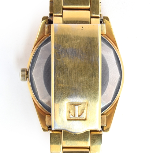 601 - A TISSOT SEASTAR AUTOMATIC GENTLEMAN'S GOLD PLATED WRIST WATCH WITH DATE
Circa 1960s, ref. 44543-1X,... 