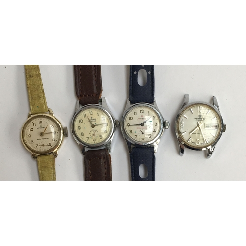 718 - Four Newmark wrist watches