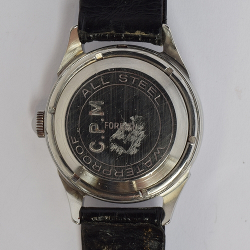 694 - A POLJOT GENTLEMAN'S STEEL MECHANICAL WATCH
Circa 1960s, diameter 33mm