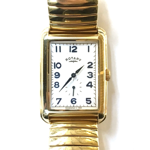 702 - A ROTARY PORTLAND STEEL AND GOLD PLATED QUARTZ WRIST WATCH 
Dated 2017, cream dial, raised steeled b... 