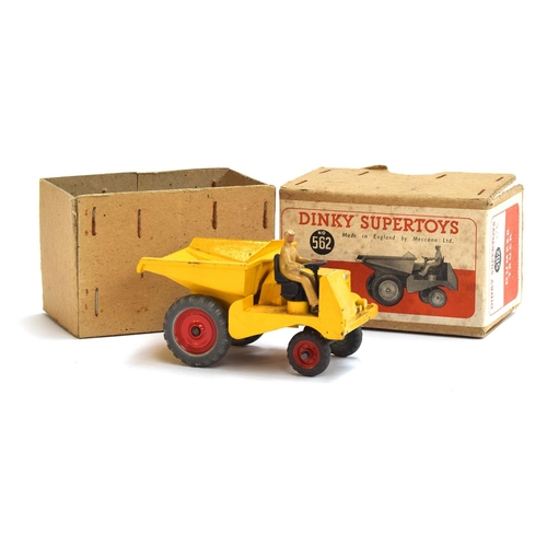 922 - A Meccano ltd Dinky Supertoys Dumper truck (562), with original box