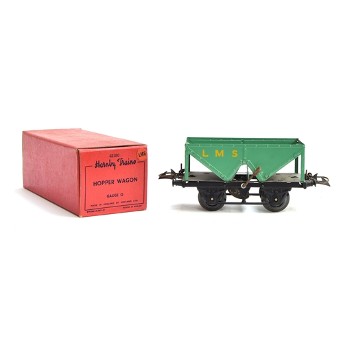 867 - A Hornby O Gauge LMS Hopper Wagon, with original box in good condition