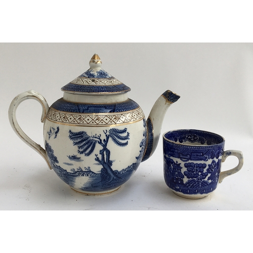 110 - A very large collection of blue and white Willow pattern dinnerware and teaware, to include Booths, ... 