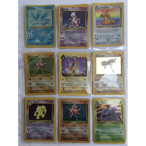 1079 - A quantity of approx. 400 Pokemon cards, mainly from Base, Fossil, Team Rocket and Jungle sets, to i... 