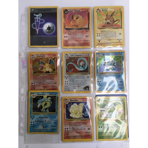 1079 - A quantity of approx. 400 Pokemon cards, mainly from Base, Fossil, Team Rocket and Jungle sets, to i... 