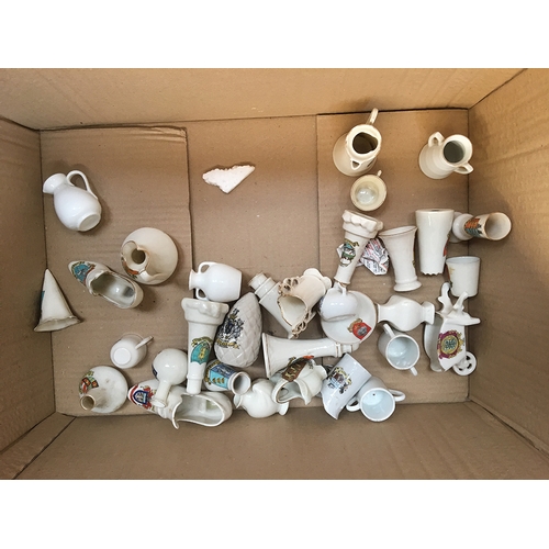 124 - A large quantity of crested china