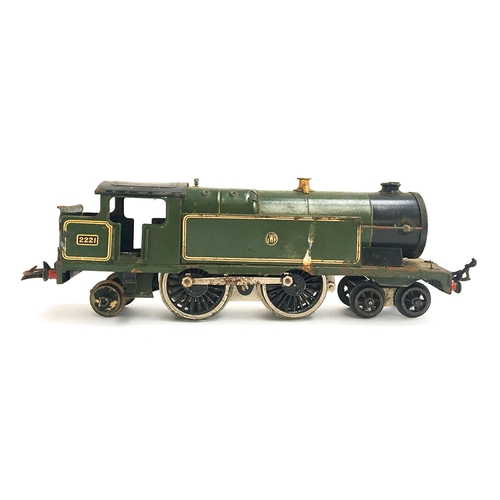 888 - Hornby O Gauge No.2 Special GWR 4-4-2 Tank Locomotive 2221, 20V electric