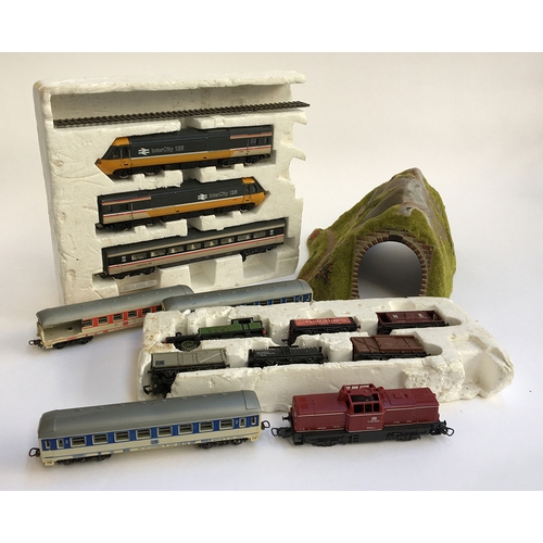 894 - A Hornby OO gauge Intercity 125 43125/43126 engine with 42251 carriage; together with a quantity of ... 