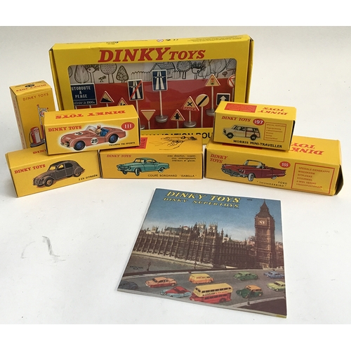 1092 - A collection of Dinky toys to include : 547 Coupe Borgward 'Isabella'; 197 Morris Mini-Traveller; 53... 