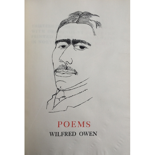 177 - Wilfred Owen, 'Poems', 'Thirteen poems by Wilfred Owen, with drawings by Ben Shahn, printed at the G... 