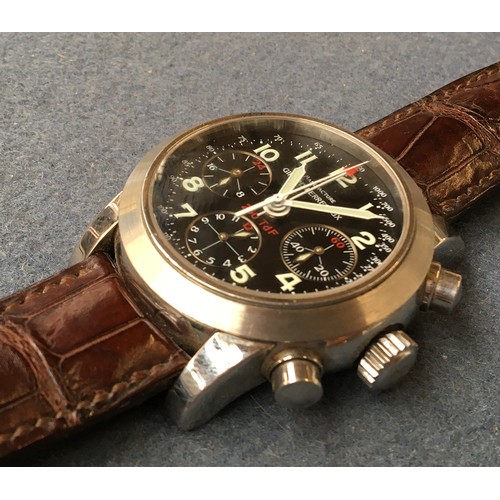 104 - A Girard Perregaux Ferrari 250 GT TdF limited edition automatic chronograph stainless steel gentlema... 