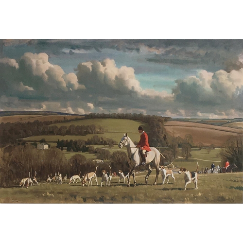 89 - By and after Charles Church (b.1970), The Portman Hunt celebrating 150 years, from the original oil ... 