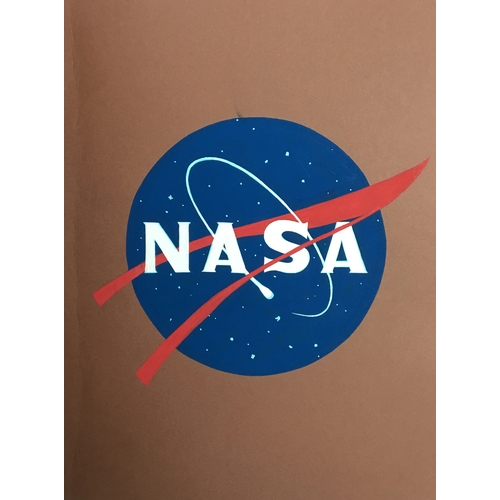 118 - Bailey, Paul, 'Apollo Space Missions', self-published book, hand painted NASA logo frontispiece, gil... 