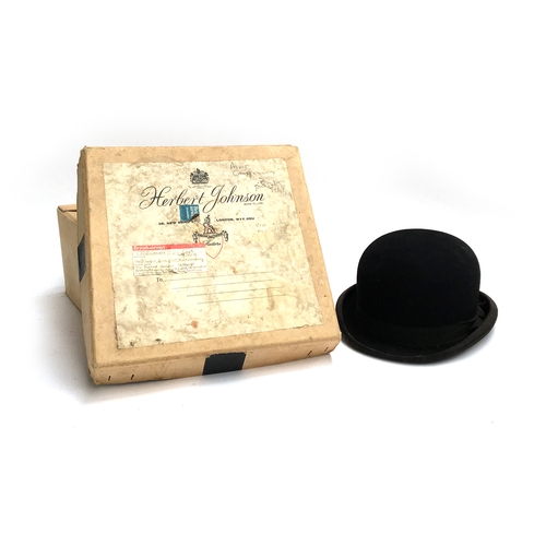 552 - A Locke & Co. Hatters, London, bowler hat, in Herbert Johnson hat box, approx. size 7