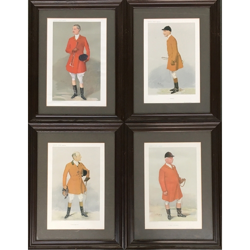 98 - A set of five framed Vanity Fair supplement Spy prints, 'Billy', 'The Master of the Heathrop', 'To t... 