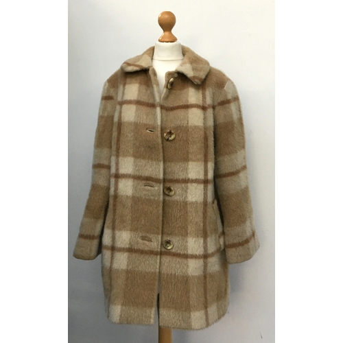 545 - A Hardy Amis Loden style coat; a vintage coat, size 10; and one other (3)