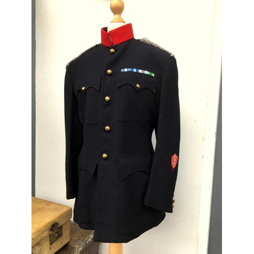 590 - Johnstone Ltd. No.1 dress jacket and trousers Queen's Royal Irish Hussars