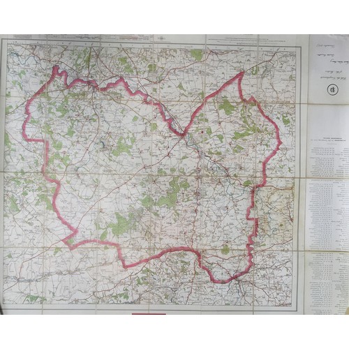 84 - A 1990 copy of the Portman Hunt Country from Lord Portman up to E.P. Lycett Green; together with a c... 