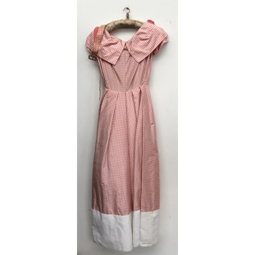 492 - Christian Dior evening gown, silk with under petticoats, alterations