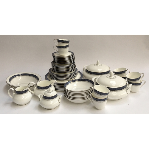 48 - A Royal Doulton 'Sherbrooke' dinner service, approx. 57 pieces