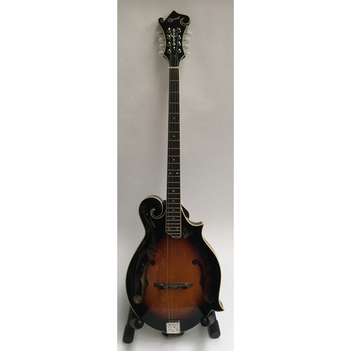 129 - An Ozark Professional model 2244 F style bouzouki, sunburst finish, in soft case