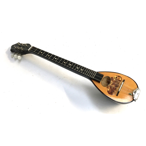 160 - A miniature baglama, three sets of double strings