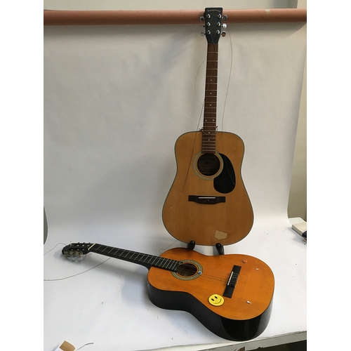 161 - A Sedona acoustic guitar; together with a classical guitar