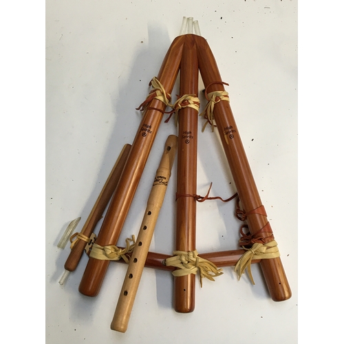 162 - A set of South American pipes