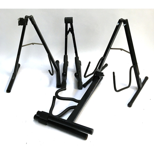 163 - Four guitar stands