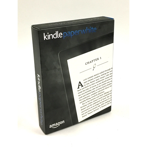 168 - An Amazon Kindle Paperwhite, new and sealed in box