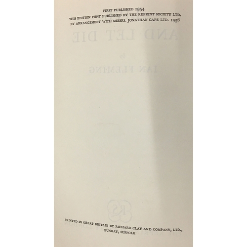 241 - Fleming, Ian, 'Live and Let Die', London: The Reprint Society, 1956, first impression first edition,... 