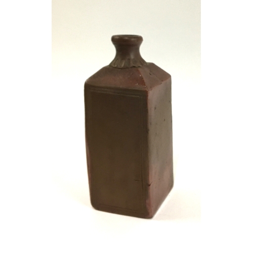 31 - A Japanese stoneware Bizen pottery Tokkuri, 13cmH