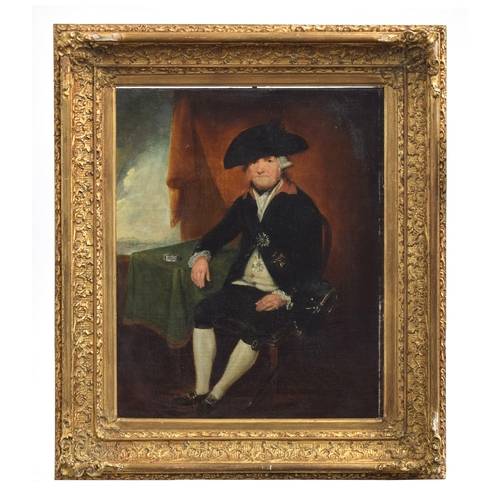 325 - Johann Heinrich Christian Franke (1738-1792), portrait of Frederick the Great, King of Prussia seate... 