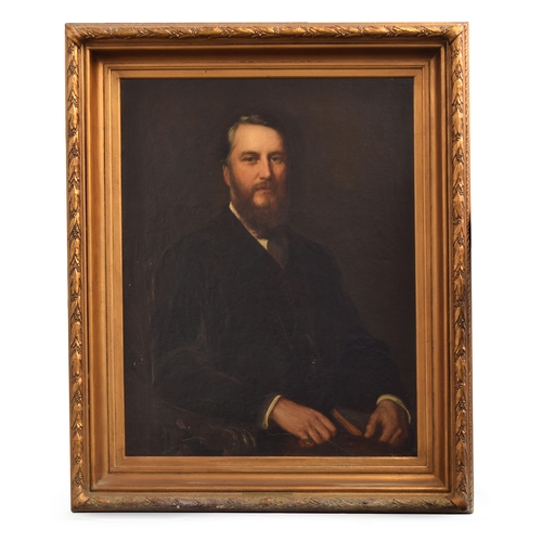 326 - Sir Hubert Von Herkomer (1849-1914), portrait of Charles Stuart Parker MP, oil on canvas 91 x 71cm