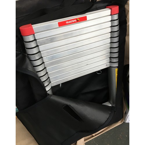 819 - A Telesteps telescopic ladder, in soft fitted bag