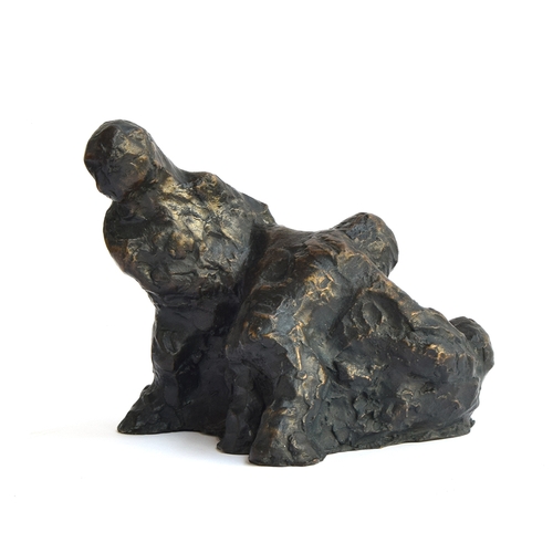 153 - Alan Thornhill (1921-2020), Study of a figural group, inscribed Thornhill, numbered 1/6, bronze, 18c... 