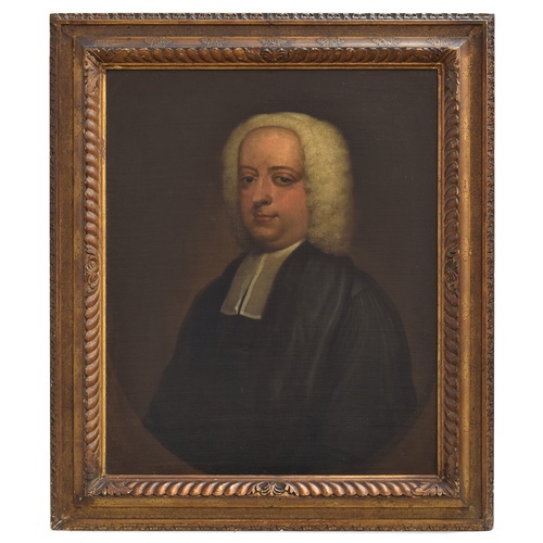 314 - George Dowdney (ex. 1730-1750), portrait of the Reverend Christopher Pitt 1699-1748, 7th July 1740, ... 