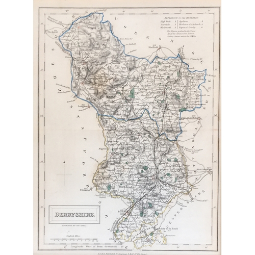 262 - John Owen and Emanuel Bowen c.1720 - 64, hand coloured road strip map Bridgewater to Minehead, 19 x ... 