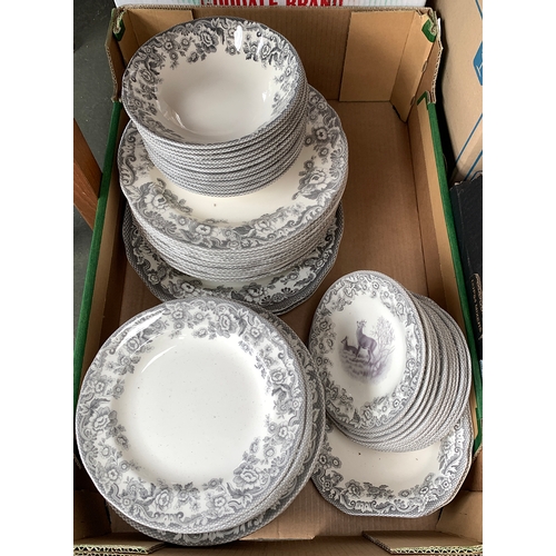 29 - A Spode 'Delamere Rural' part dinner service, unused, 64 pieces, comprising dinner plates, side plat... 