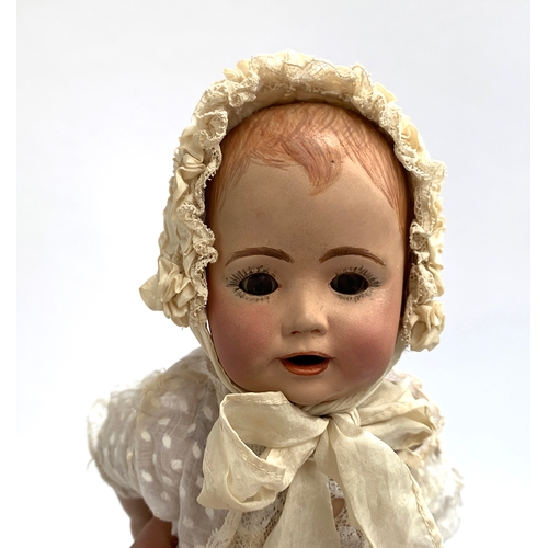 112 - A Kestner bisque doll, marked 'JDK 6'