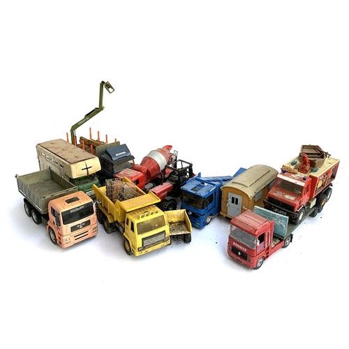 212 - A quantity of model vehicles to include Triang sheep box