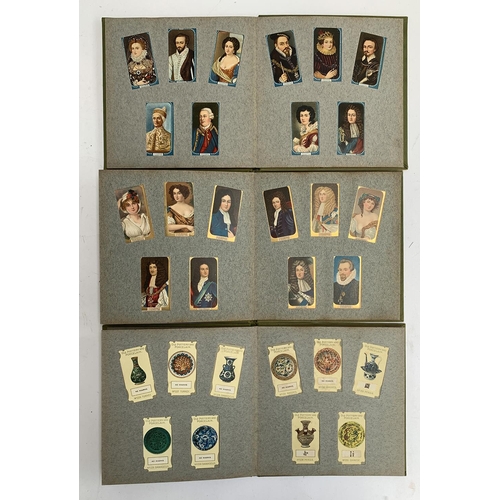 221 - Three albums of vintage Chairman cigarette cards to include Old Pottery and Porcelain set; Chairman ... 