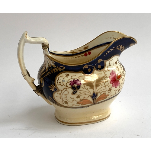 82 - A 19th century part tea service, heightened in gilt with hand painted floral spray decoration, 30 pi... 