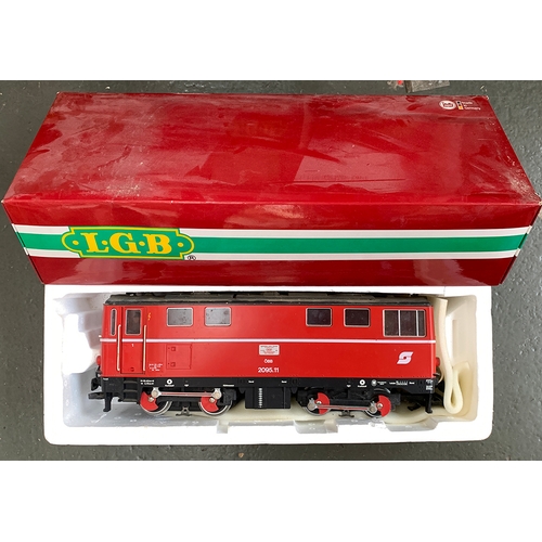 199 - A Lehmann LGB 2095 'Bo-Bo Diesel' locomotive, G scale, boxed