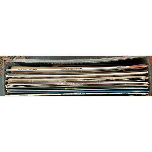 249 - A mixed box of mostly classical LPs; together with a number of 78s and similar