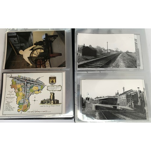 103A - Local interest, several postcard albums, containing Bridport related photographs and postcards, loca... 