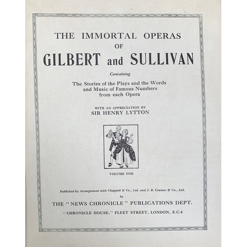 138A - A run of Gilbert and Sullivan operas, vols.1-4, Chappell & Co; together with Iolanthe vocal score