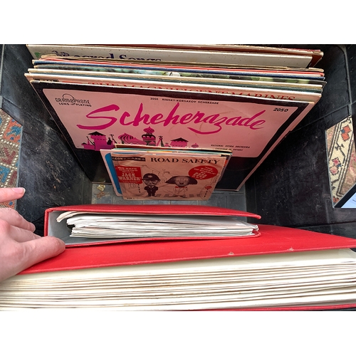 250C - A crate of Vinyl to include Woody Herman & Orchestra, Pee Wee Hunt & Orchestra, Nat King Cole etc