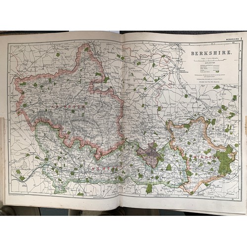 414 - A bound volume of Country Life July -December 1904; together with Bacon's Atlas of London and Suburb... 